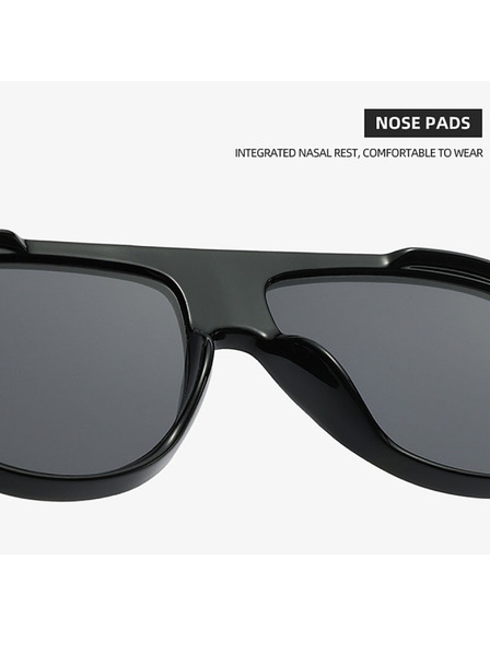 VEYREY VeyRey pilotky sluneční brýle Monoeet transparentní obruba modrá skla