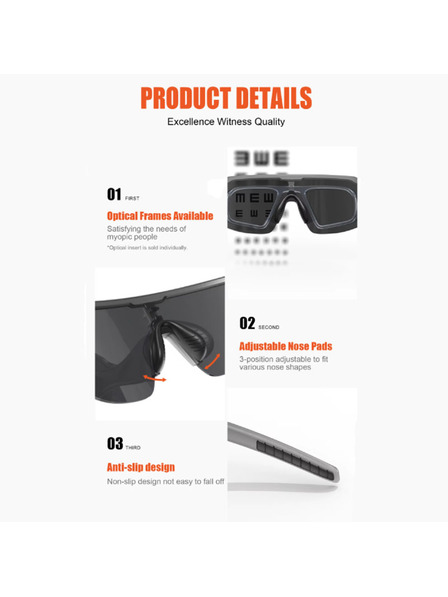 VEYREY VeyRey sportovní fotochromatické sluneční brýle Endank žlutá obruba zelená skla