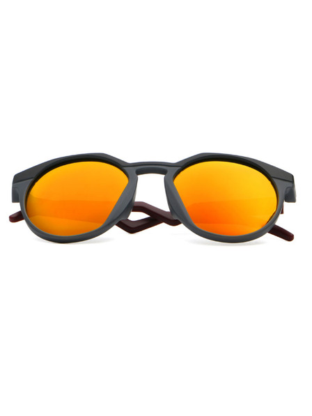 VEYREY VeyRey oválné polarizační sluneční brýle Contralance černá obruba červená skla