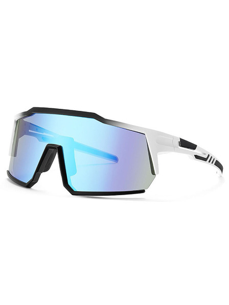 VEYREY VeyRey sportovní sluneční brýle Adha černá obruba modrá skla