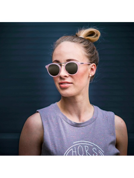 Horsefeathers Sluneční brýle Nomad - gloss rose/mirror champagne