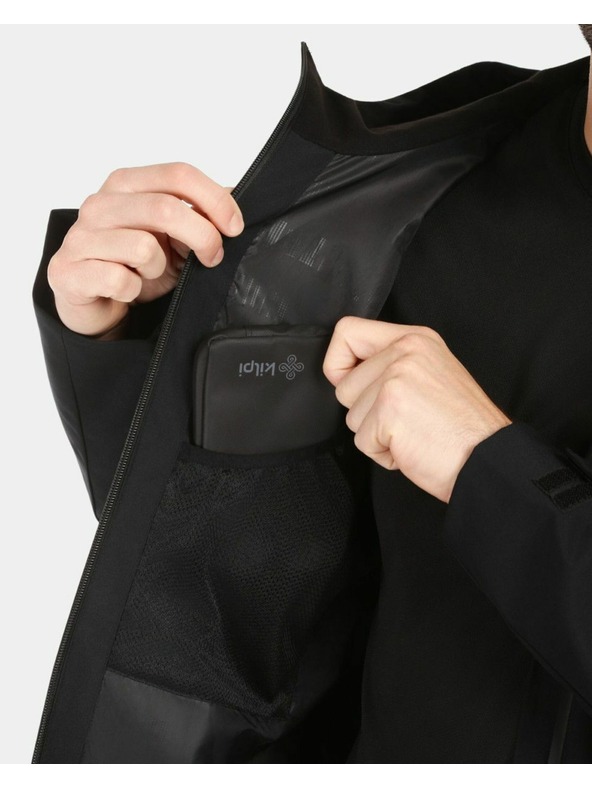 Kilpi Pánská prodloužená outdoorová bunda Kilpi AYRA-M Černá