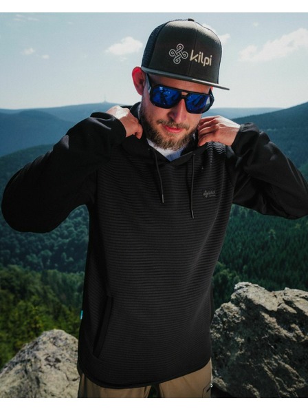 Kilpi Pánská funkční mikina Kilpi DELEG-M Černá