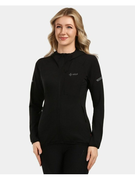 Kilpi Dámská funkční mikina s kapucí Kilpi MEMPHIS-W Černá