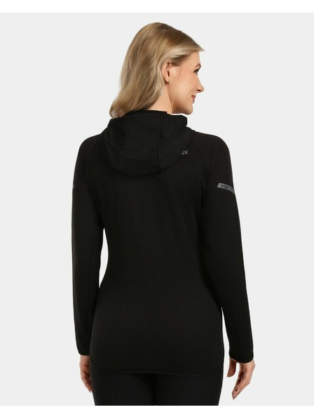 Kilpi Dámská funkční mikina s kapucí Kilpi MEMPHIS-W Černá