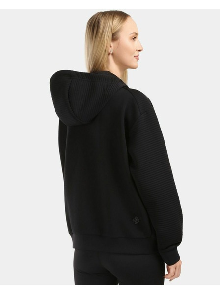 Kilpi Dámská bavlněná mikina s kapucí Kilpi BAYA-W Černá