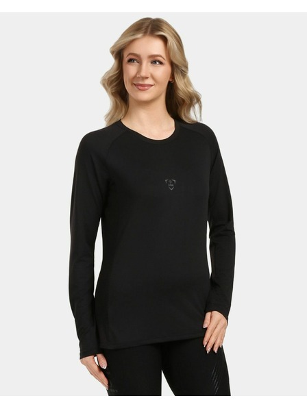 Kilpi Dámské funkční triko s dlouhým rukávem Kilpi SPOLETO-W Černá