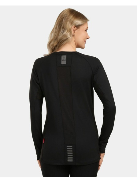 Kilpi Dámské funkční triko s dlouhým rukávem Kilpi SPOLETO-W Černá