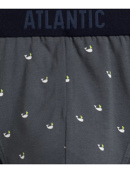 Atlantic Pánské sportovní slipy ATLANTIC 3Pack - vícebarevné Velikost: