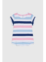 Moodo Tričko s pruhy modré Moodo