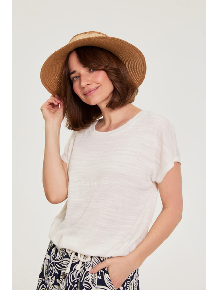 Moodo Košile s mašlí béžová Moodo