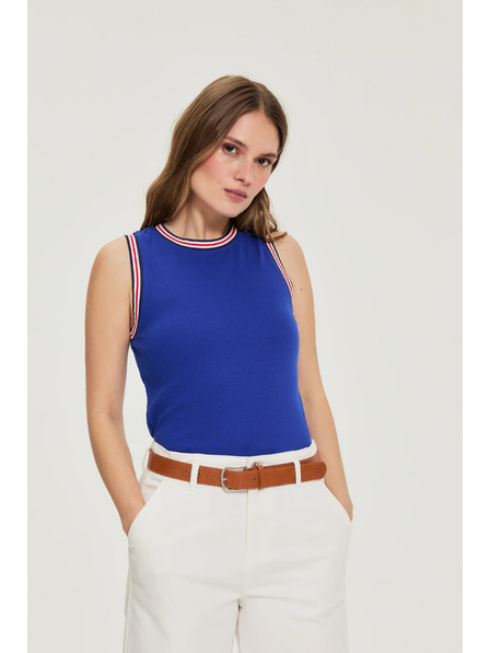 Moodo Bavlněný top modrý Moodo