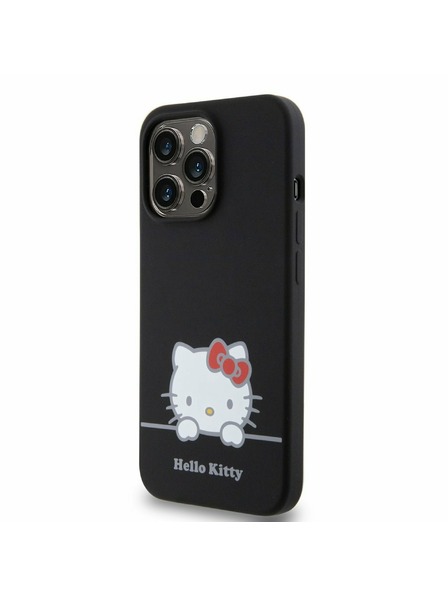 Hello Kitty Hello Kitty Liquid Silicone Daydreaming Logo Zadní Kryt pro iPhone 13 Pro Black