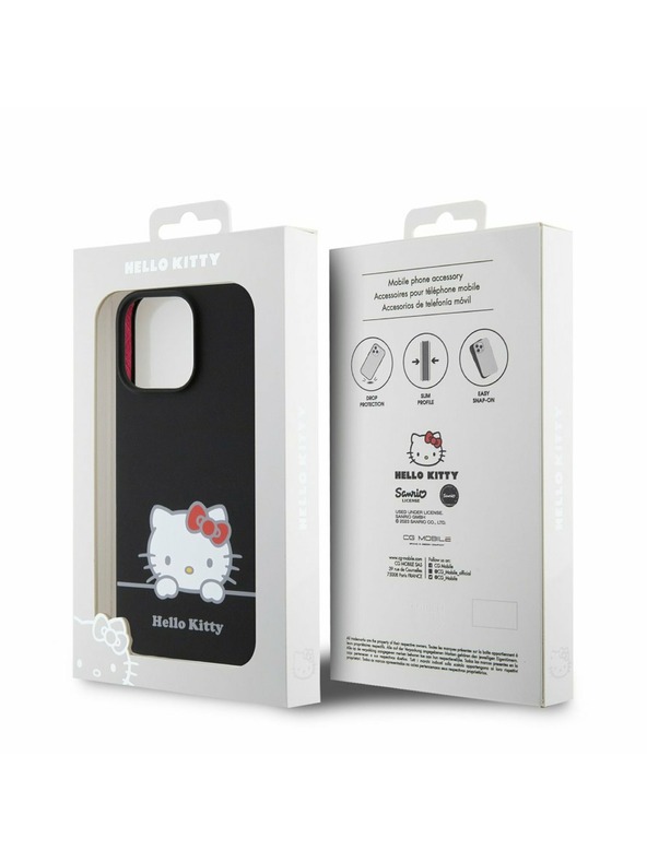 Hello Kitty Hello Kitty Liquid Silicone Daydreaming Logo Zadní Kryt pro iPhone 13 Pro Black