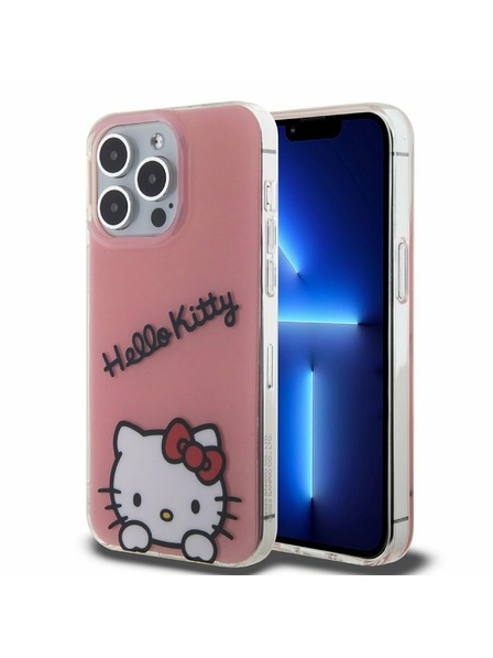 Hello Kitty Hello Kitty IML Daydreaming Logo Zadní Kryt pro iPhone 13 Pro Pink