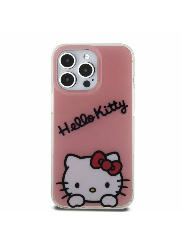 Hello Kitty Hello Kitty IML Daydreaming Logo Zadní Kryt pro iPhone 13 Pro Pink