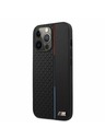 BMW BMW PU Triangles Tricolor Line Zadní Kryt pro iPhone 13 Pro Max Black