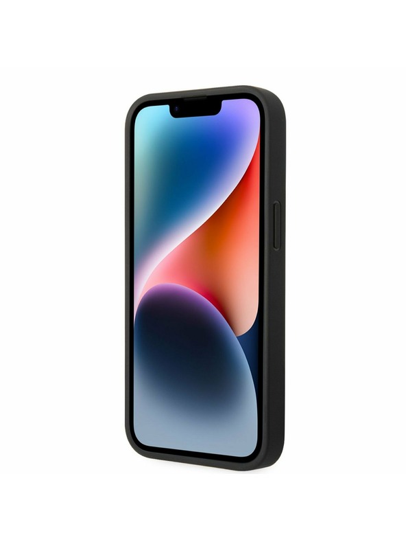 BMW BMW Signature Leather Big Logo Zadní Kryt pro iPhone 14 Plus Black