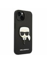 Karl Lagerfeld Karl Lagerfeld PU Saffiano Karl Head Zadní Kryt pro iPhone 14 Plus Black