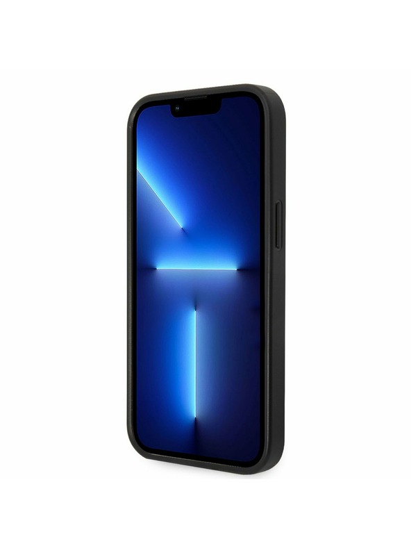 Karl Lagerfeld Karl Lagerfeld PU Saffiano Karl Head Zadní Kryt pro iPhone 14 Plus Black