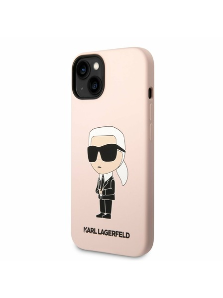 Karl Lagerfeld Karl Lagerfeld Liquid Silicone Ikonik NFT Zadní Kryt pro iPhone 14 Plus Pink