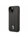 Karl Lagerfeld Karl Lagerfeld Quilted Puffy Ikonik Logo Zadní Kryt pro iPhone 14 Plus Black