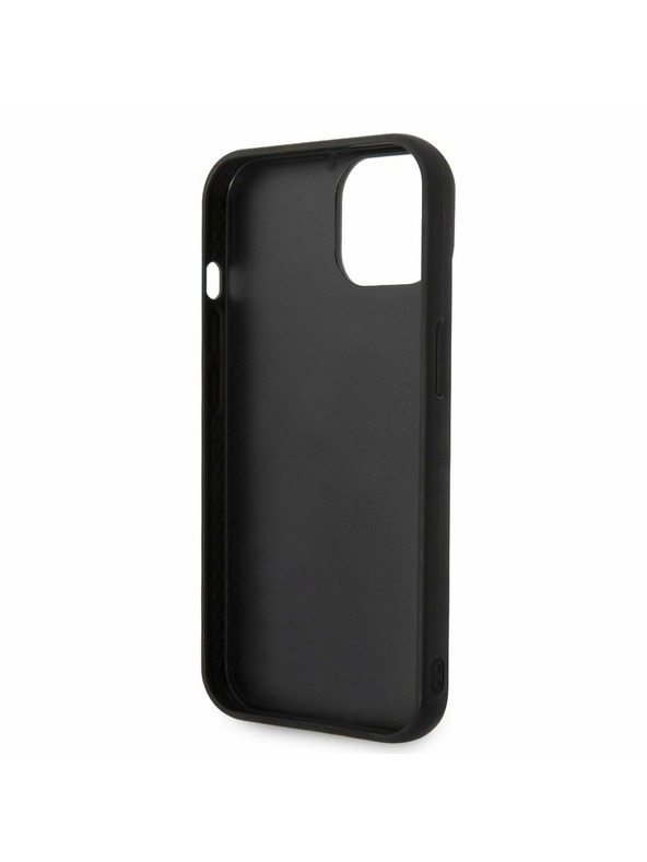 Karl Lagerfeld Karl Lagerfeld Quilted Puffy Ikonik Logo Zadní Kryt pro iPhone 14 Plus Black