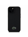 Lacoste Lacoste Iconic Petit Pique Woven Logo Magsafe Zadní Kryt pro iPhone 15 Black
