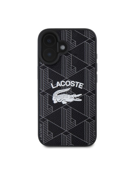 Lacoste Lacoste Blend Monogram MagSafe Zadní Kryt pro iPhone 16 Black