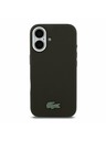 Lacoste Lacoste PVC Iconic Petit Pique Metal Logo MagSafe Zadní Kryt pro iPhone 16 Black