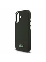 Lacoste Lacoste PVC Iconic Petit Pique Metal Logo MagSafe Zadní Kryt pro iPhone 16 Black