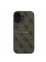 Guess Guess PU 4G Classic Logo MagSafe Zadní Kryt pro iPhone 16 Plus Brown