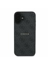Guess Guess PU 4G Classic Logo MagSafe Zadní Kryt pro iPhone 16 Plus Black