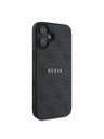 Guess Guess PU 4G Classic Logo MagSafe Zadní Kryt pro iPhone 16 Plus Black