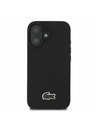 Lacoste Lacoste Iconic Petit Pique Woven Logo MagSafe Zadní Kryt pro iPhone 16 Plus Black