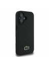 Lacoste Lacoste Iconic Petit Pique Woven Logo MagSafe Zadní Kryt pro iPhone 16 Plus Black