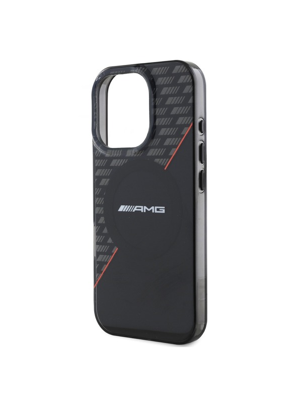 AMG AMG Rhombs MagSafe Zadní Kryt pro iPhone 16 Pro Black/Red