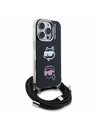 Karl Lagerfeld Karl Lagerfeld IML Crossbody K&CH Heads Zadní Kryt pro iPhone 16 Pro Black