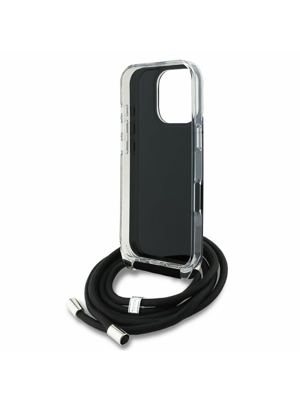 Karl Lagerfeld Karl Lagerfeld IML Crossbody K&CH Heads Zadní Kryt pro iPhone 16 Pro Black