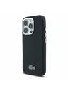 Lacoste Lacoste PVC Iconic Petit Pique Metal Logo MagSafe Zadní Kryt pro iPhone 16 Pro Black