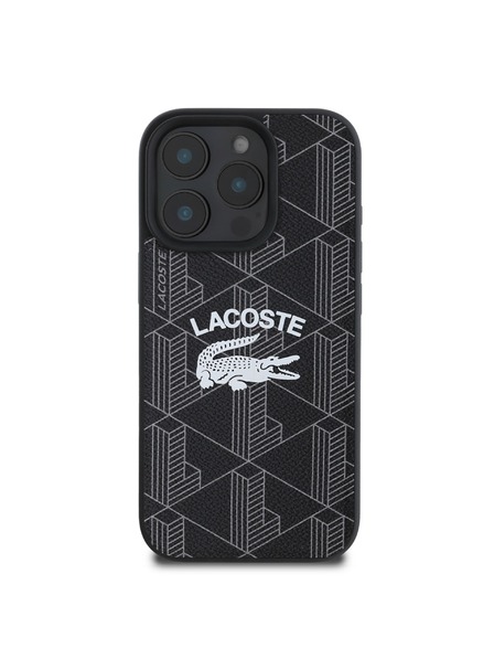 Lacoste Lacoste Blend Monogram MagSafe Zadní Kryt pro iPhone 16 Pro Black
