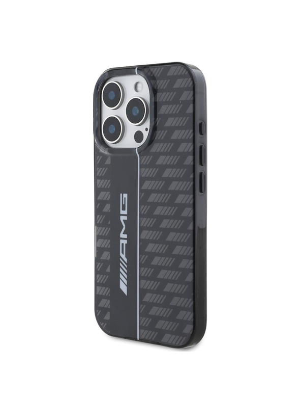 AMG AMG Carbon Pattern Zadní Kryt pro iPhone 16 Pro Max Black