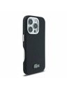 Lacoste Lacoste PVC Iconic Petit Pique Metal Logo MagSafe Zadní Kryt pro iPhone 16 Pro Max Black