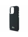 Lacoste Lacoste PVC Iconic Petit Pique Metal Logo MagSafe Zadní Kryt pro iPhone 16 Pro Max Black