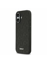 DKNY DKNY PU Leather Grid Pattern Magsafe Zadní Kryt pro iPhone 17 Black