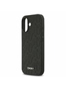 DKNY DKNY PU Leather Grid Pattern Magsafe Zadní Kryt pro iPhone 17 Black