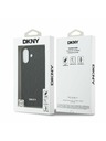 DKNY DKNY PU Leather Grid Pattern Magsafe Zadní Kryt pro iPhone 17 Black