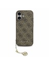Guess Guess 4G Charm MagSafe Zadní Kryt pro iPhone 17 Tone on Tone Brown