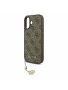 Guess Guess 4G Charm MagSafe Zadní Kryt pro iPhone 17 Tone on Tone Brown