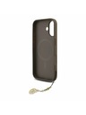 Guess Guess 4G Charm MagSafe Zadní Kryt pro iPhone 17 Tone on Tone Brown